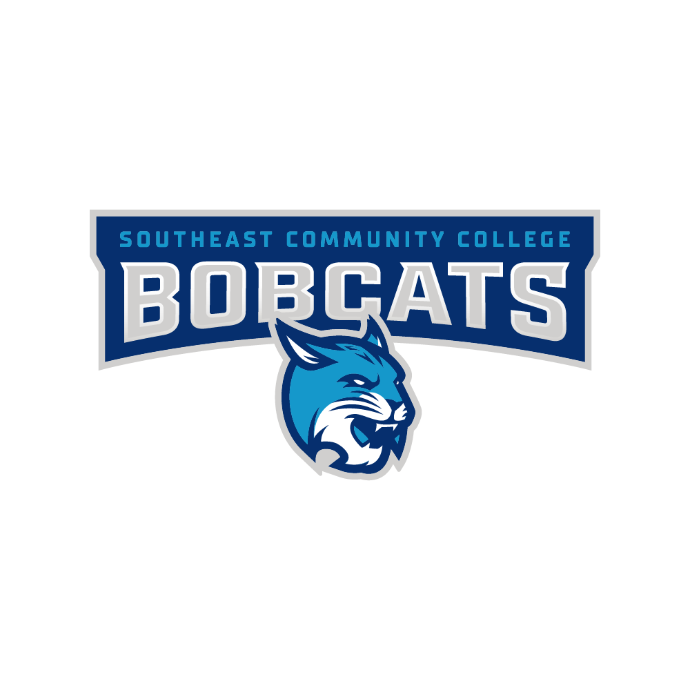 college mascot design bobcat lockup alternate