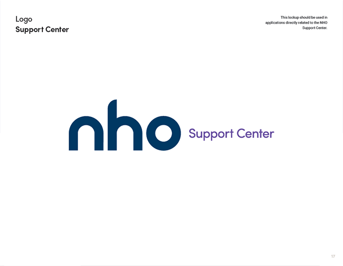 healthcare brand guide cancer support center logo design 