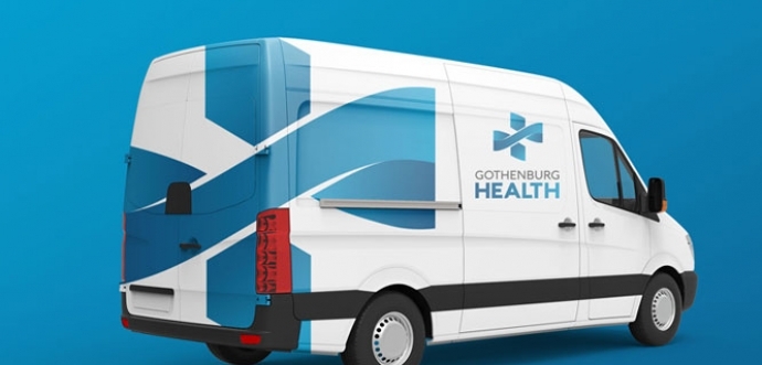 branded healthcare van design