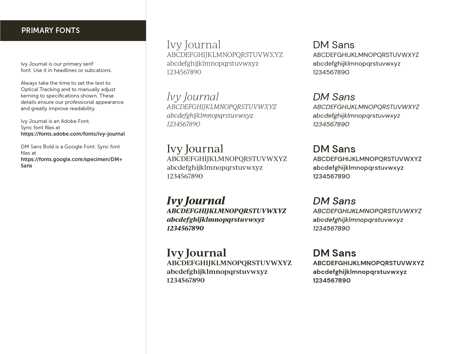 Brodstone Healthcare Brand Guide Primary Fonts