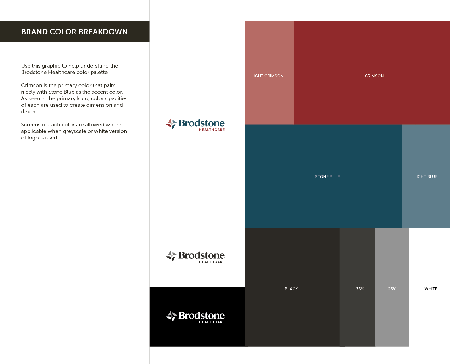 Brodstone Healthcare Brand Guide Color Shades