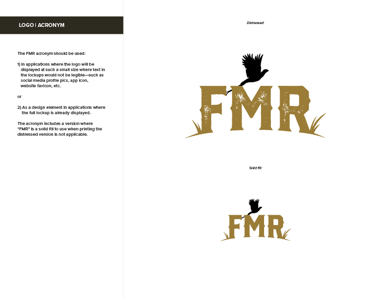 flower mound ranch brand guide logo lockup acronym