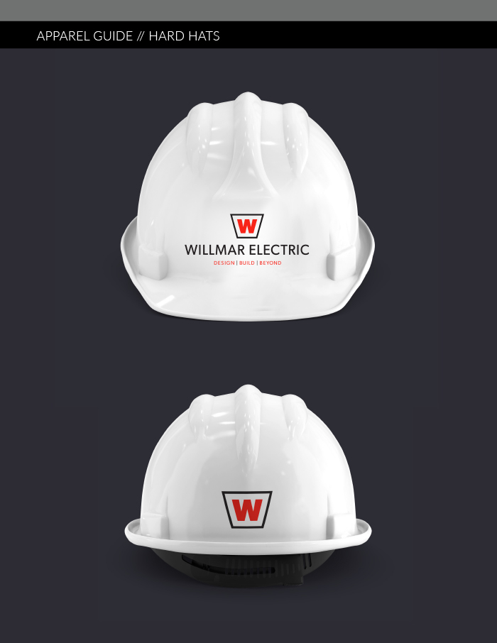 branded willmar electric apparel guide stocking hard hats
