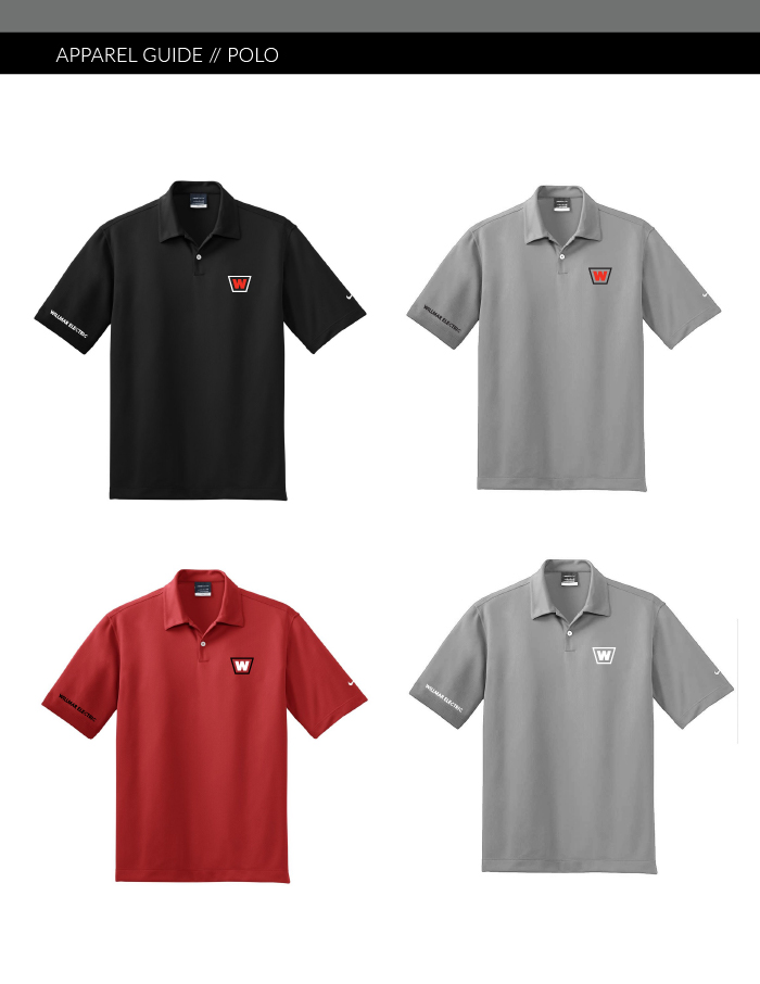 branded willmar electric apparel guide polo shirts