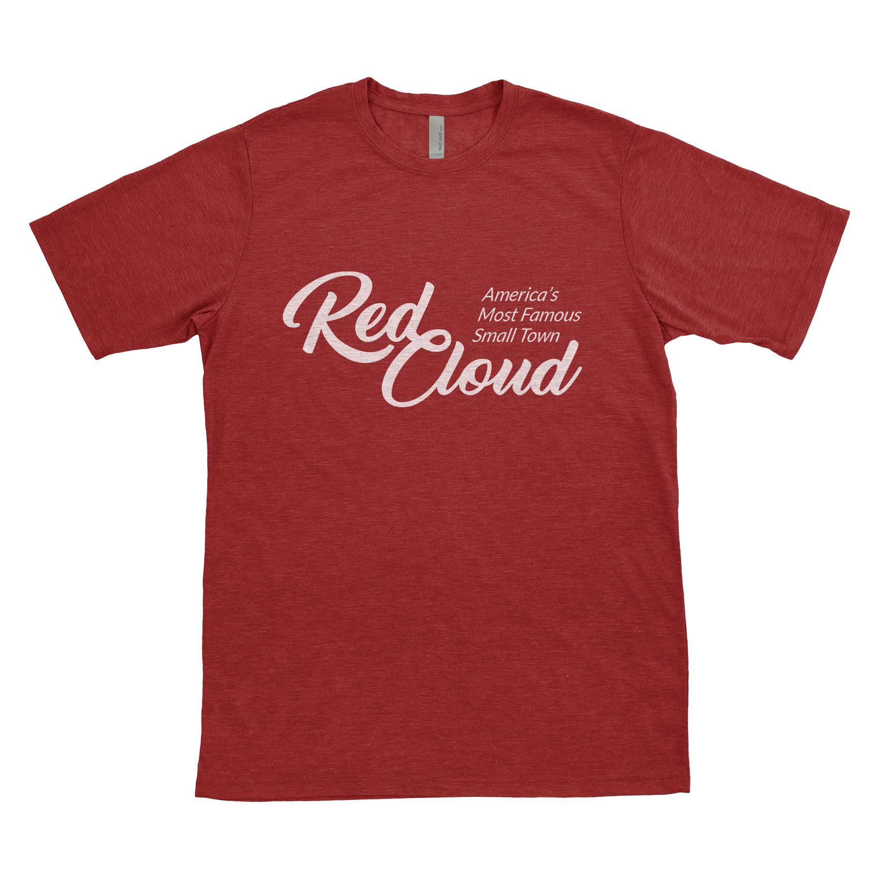 red cloud community tshirt design red