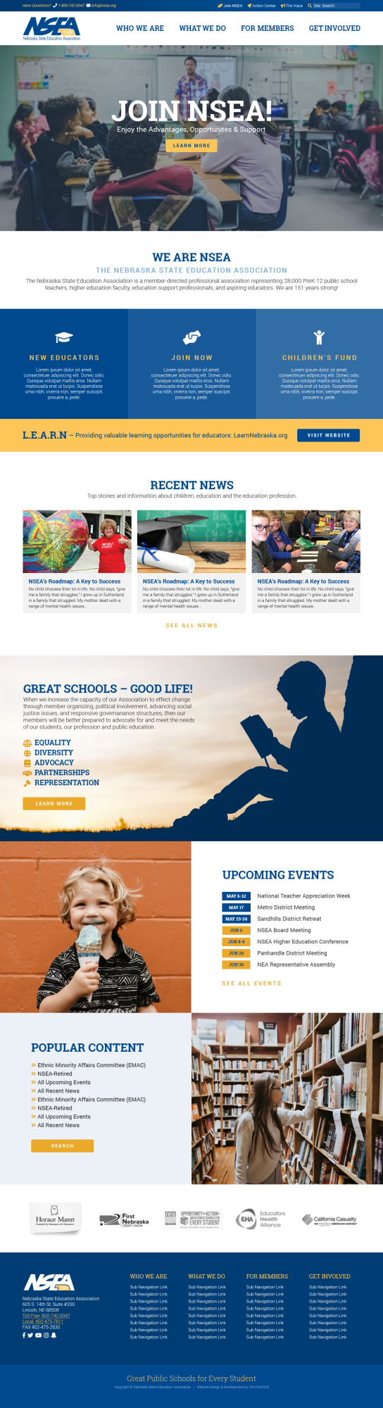state education website home