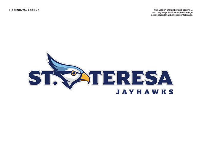 st. teresa jayhawks school brand guide