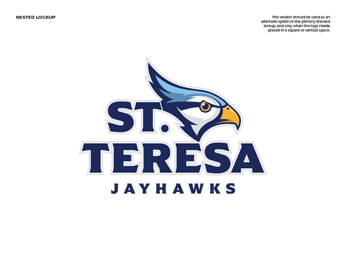 st. teresa jayhawks school brand guide