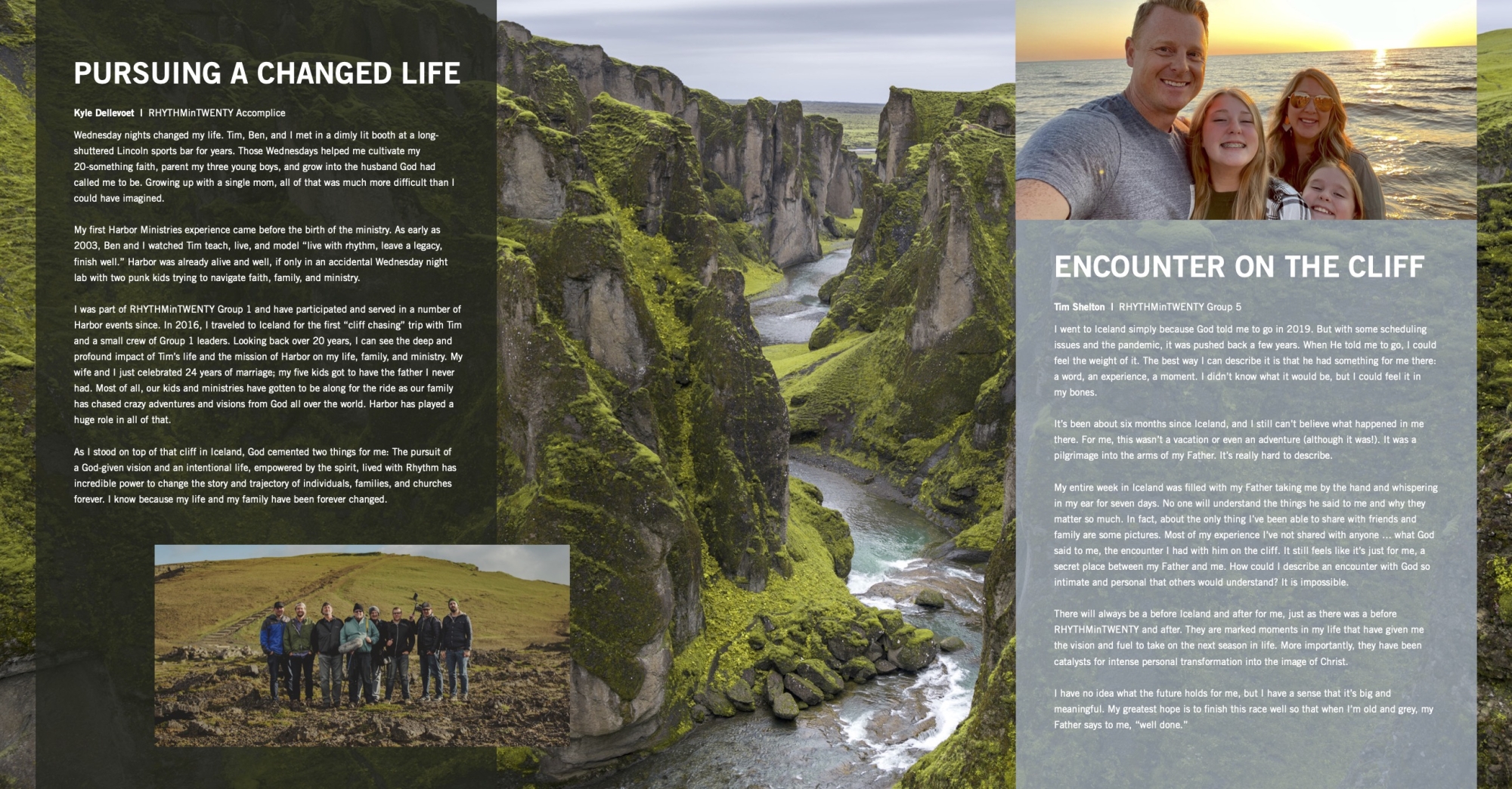 direct mail brochure - iceland, expanded back