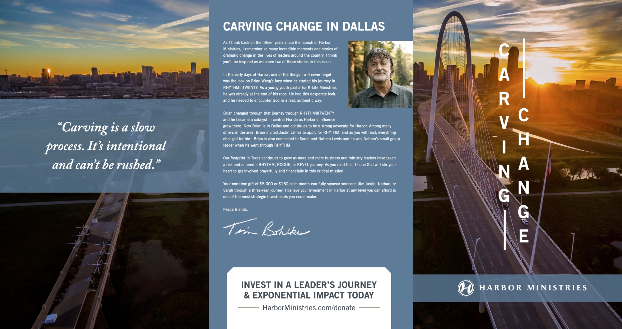 direct mail brochure - texas, expanded front