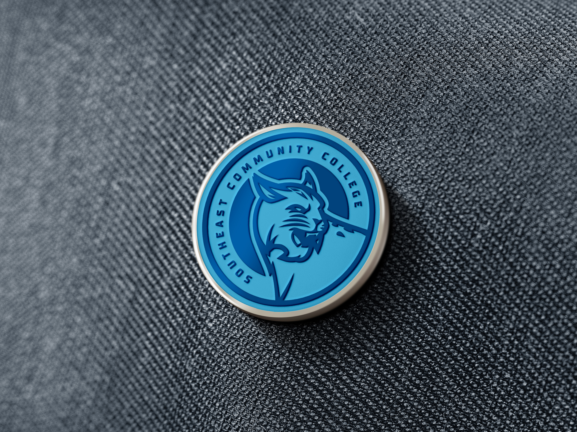 college mascot design enamel pin