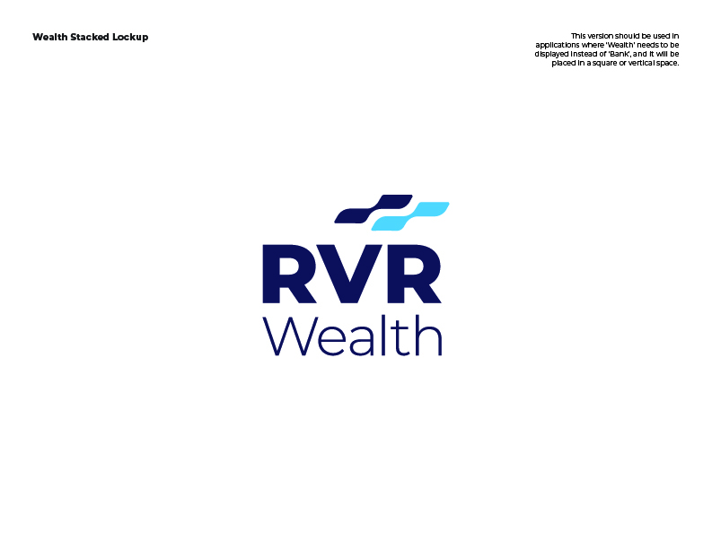 bank logo design wealth vertical