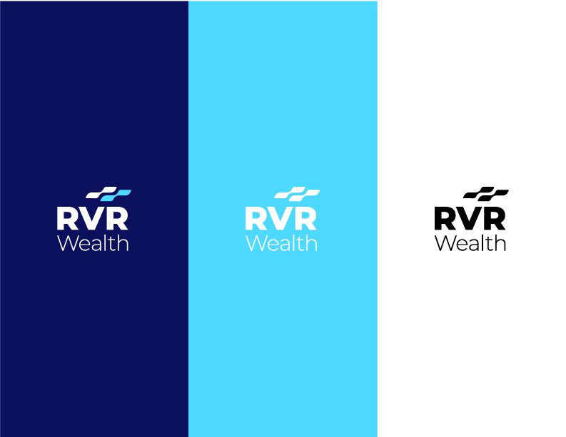 bank logo design vertical wealth color options