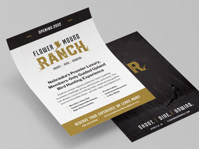 flower mound ranch brand flyer
