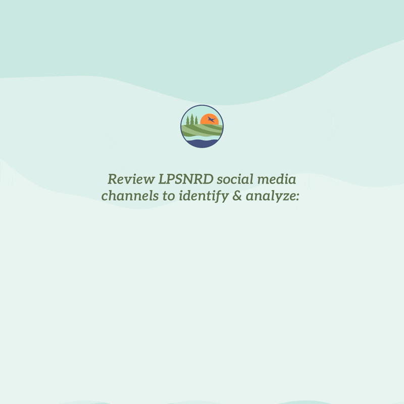 Objectives for social media reporting