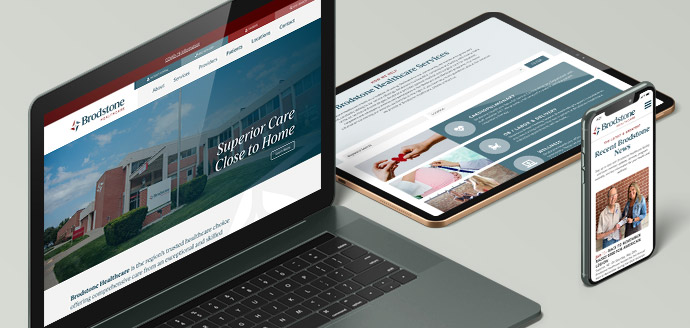 brodstone healthcare branded website