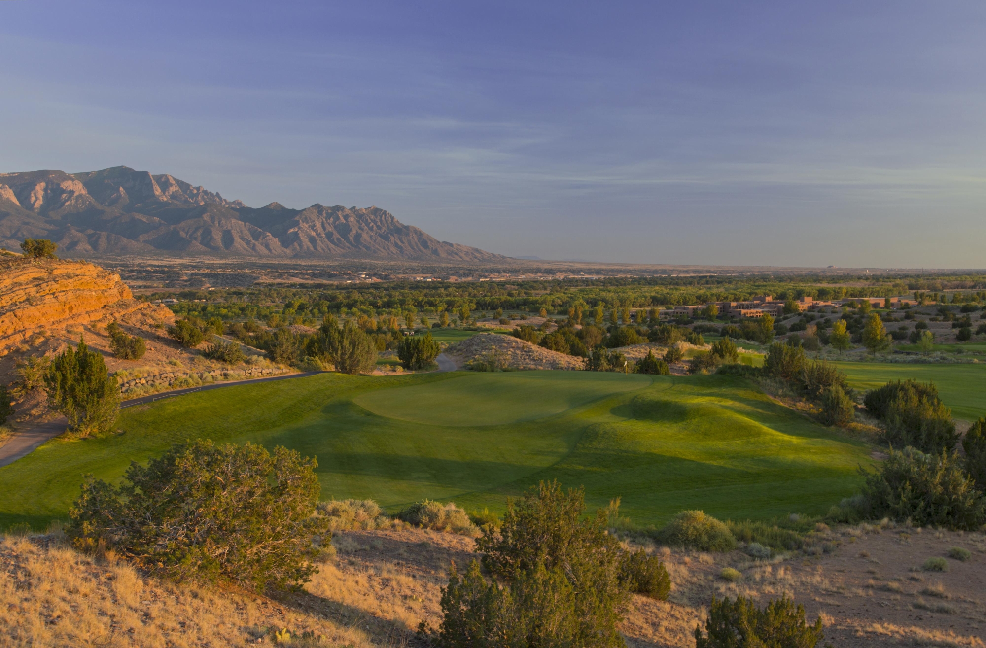 scenic southwestern golf course