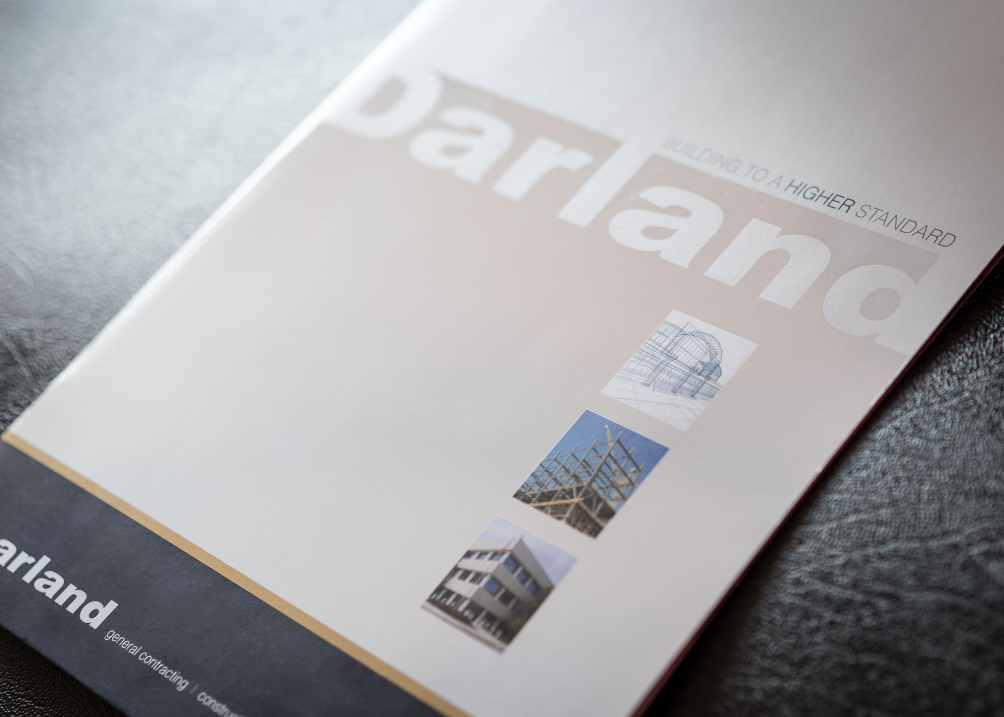 branded construction brochure