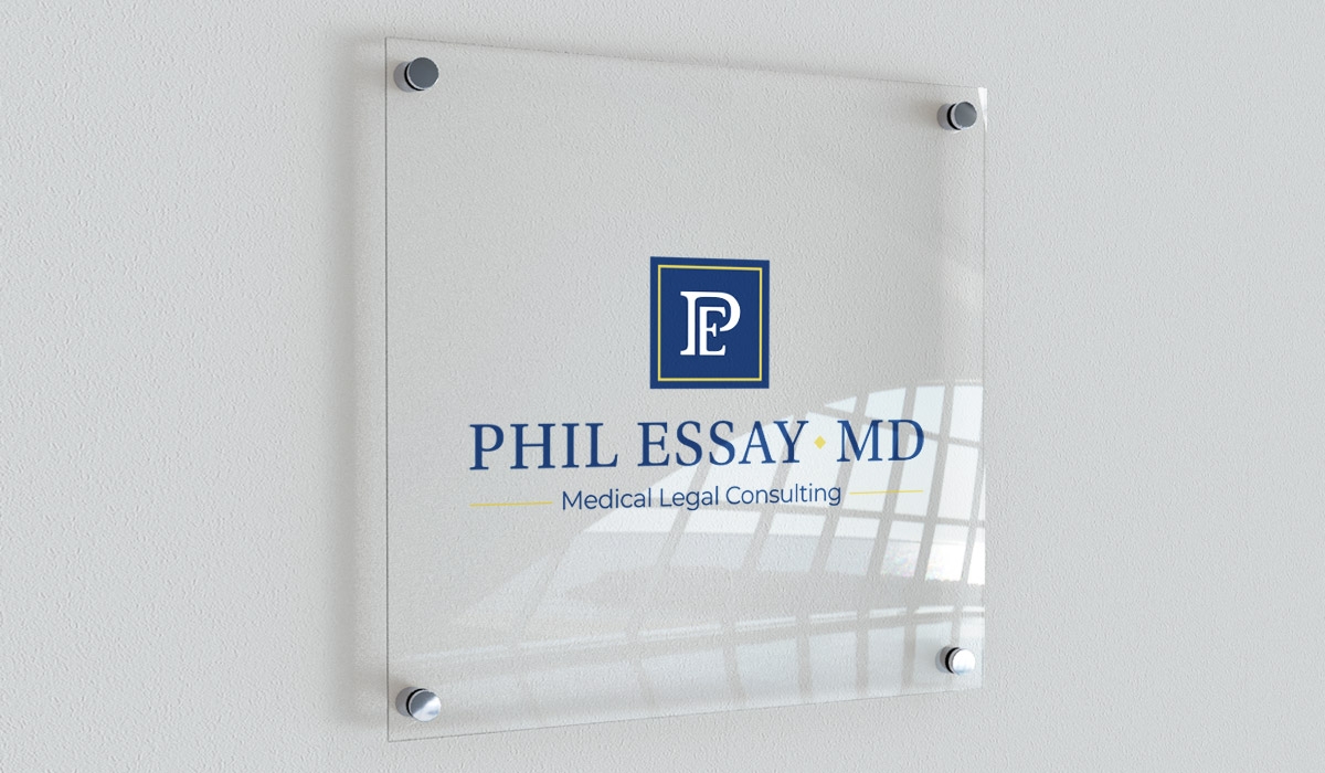 medical legal consulting branded sign