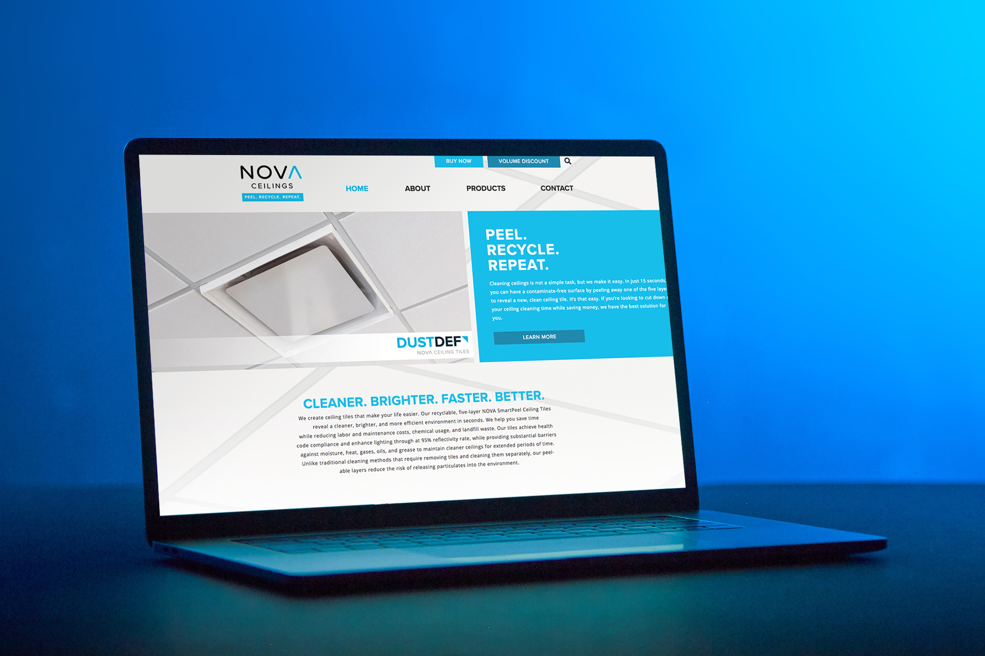 nova website design
