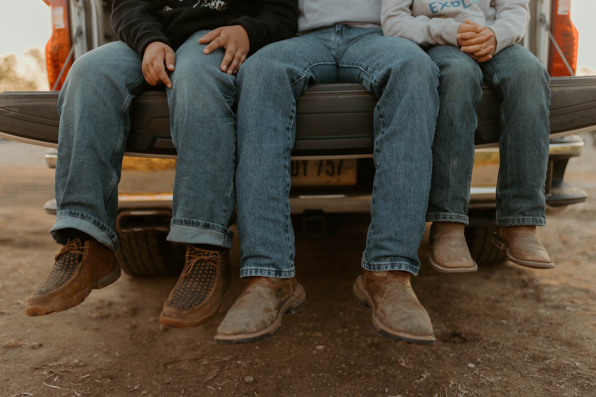 cowboy boots and denim jeans