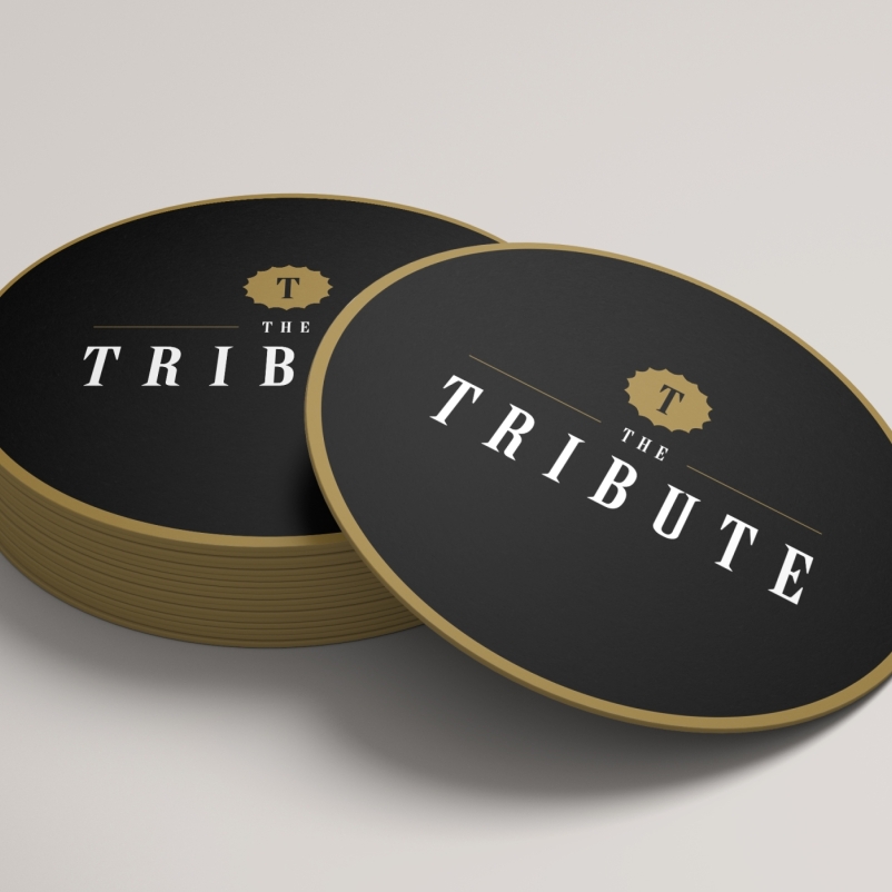 branded tradeshow coasters