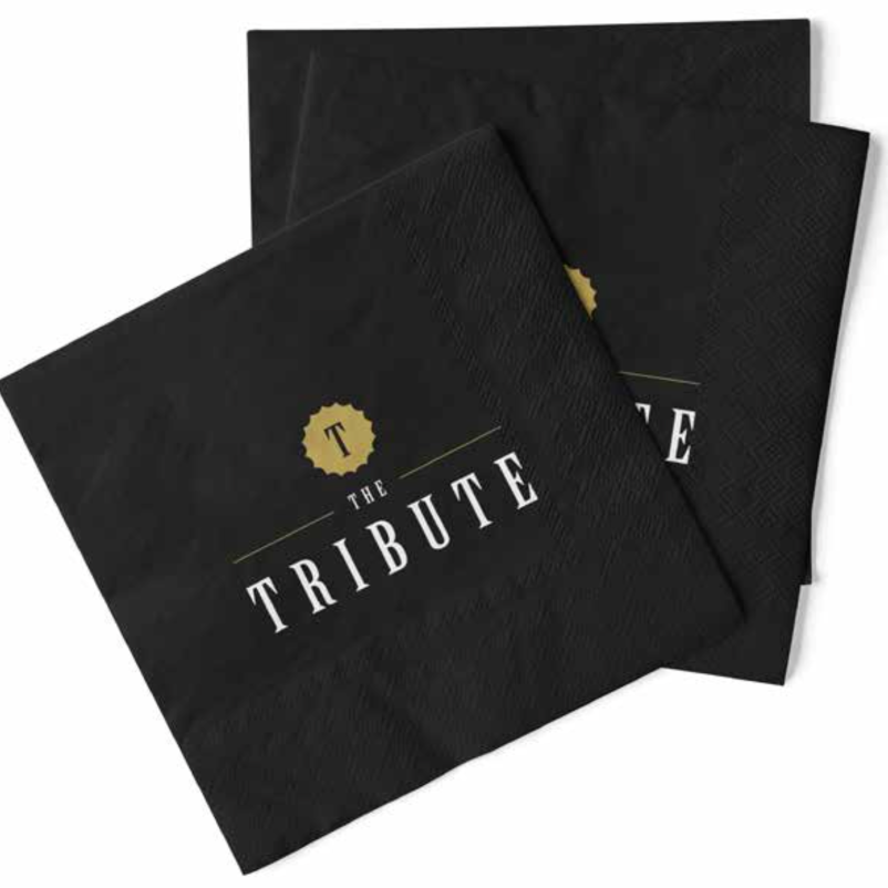 branded tradeshow napkins