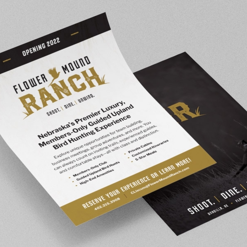 flower mound ranch brand flyer
