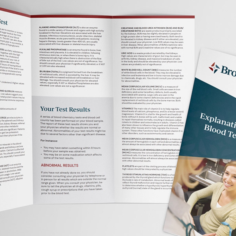brodstone healthcare branded brochure