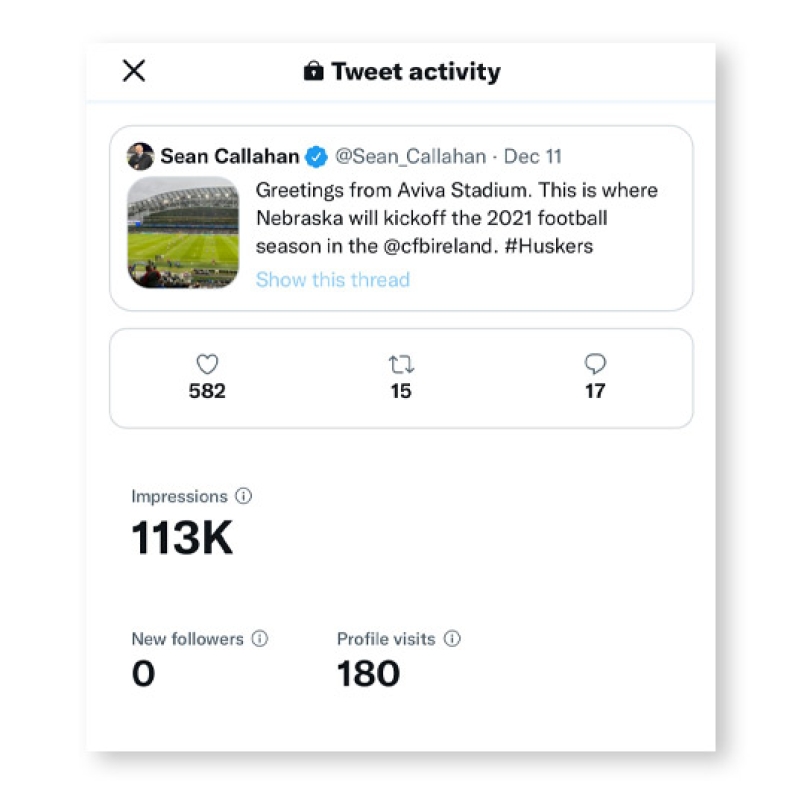 twitter screenshots for sports event