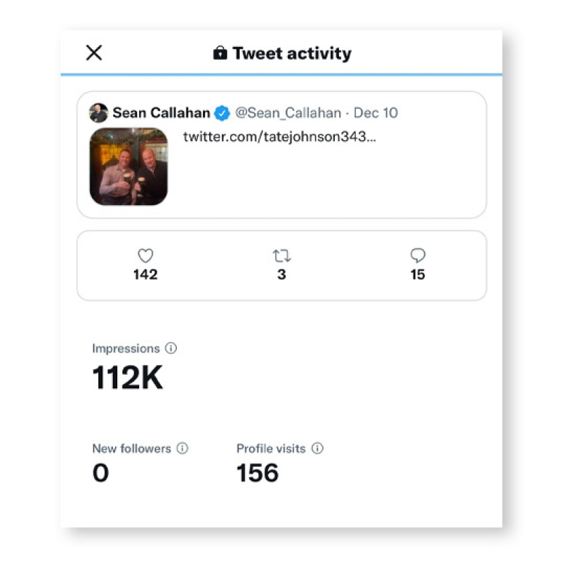twitter screenshots for sports event