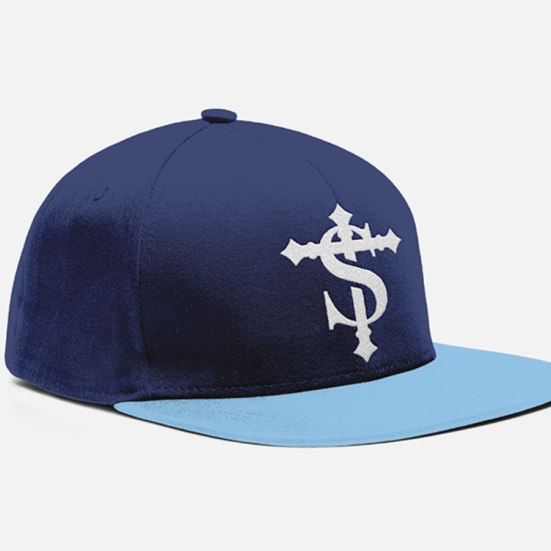branded school hat