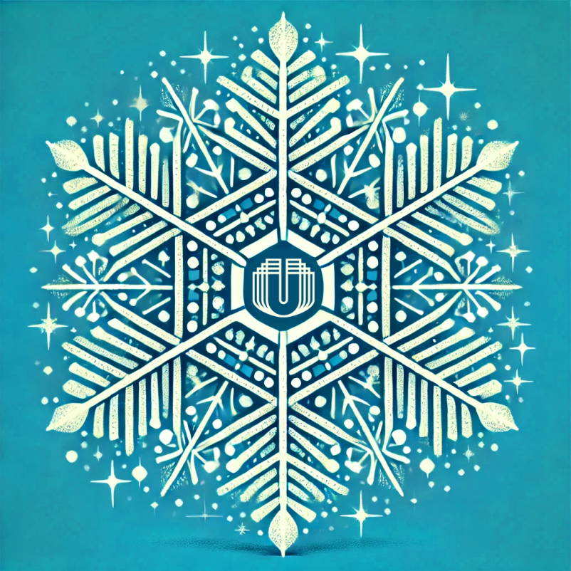 brand differentiation snow flake illustration design