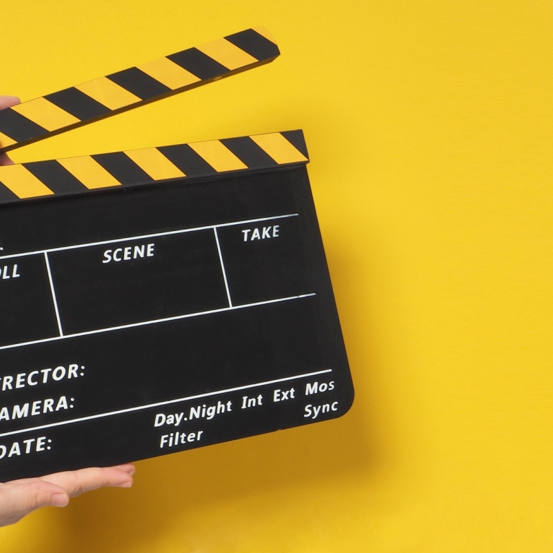 video clapper board