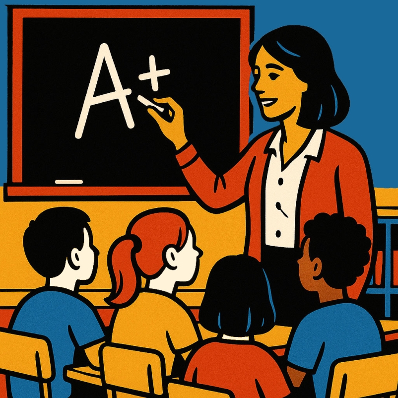 education brand audit illustration