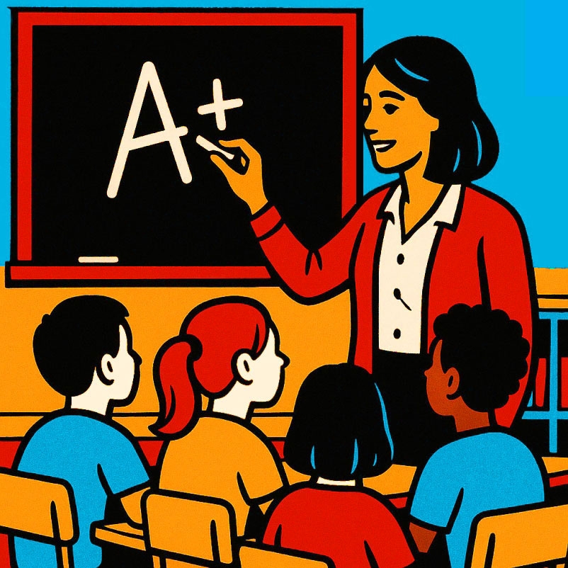 education brand audit illustration