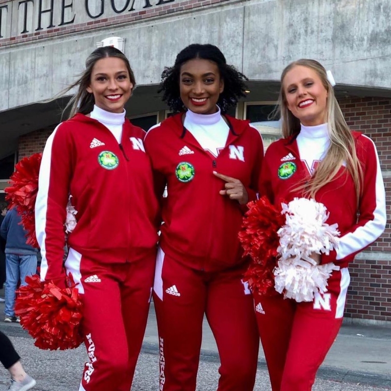 sports event marketing stickers cheerleaders