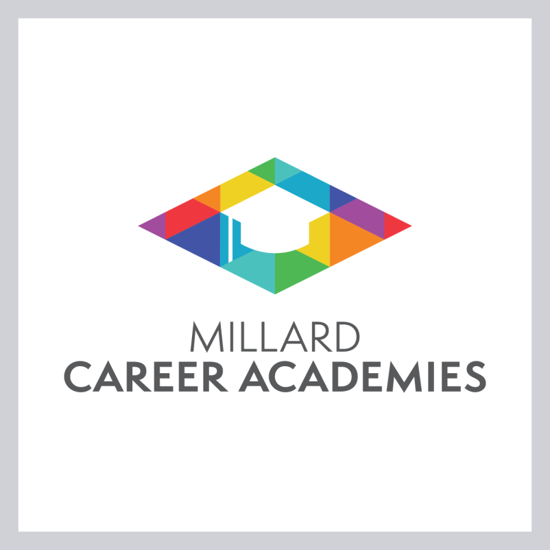 millard career academies logo lockup