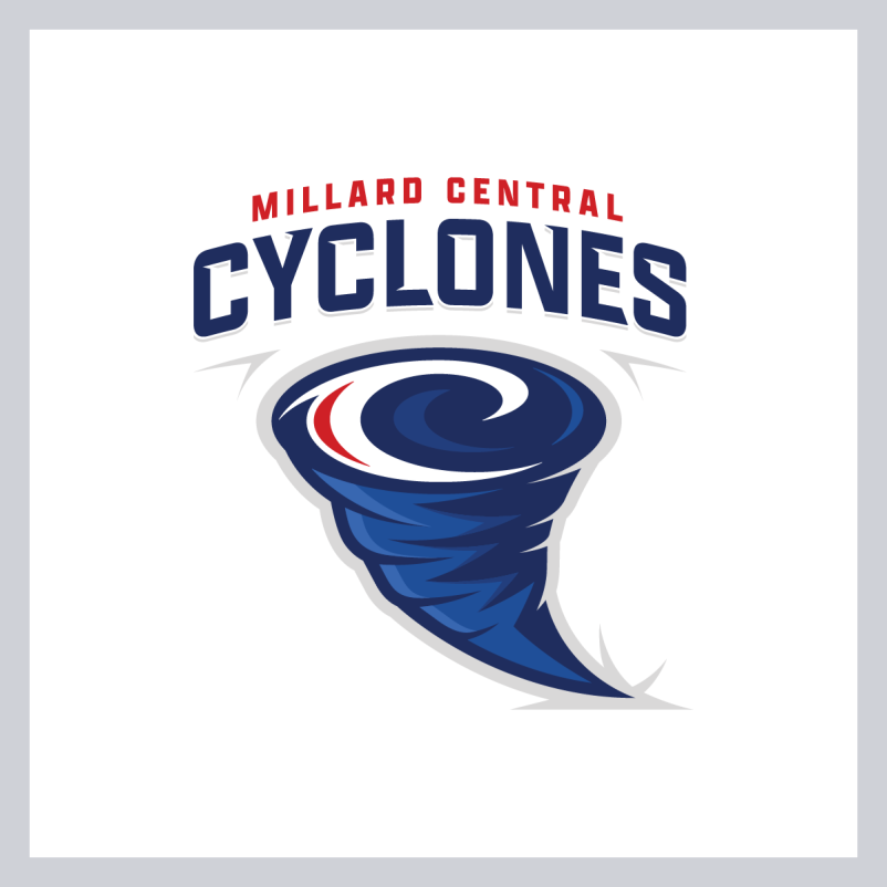 millard central middle school logo lockup