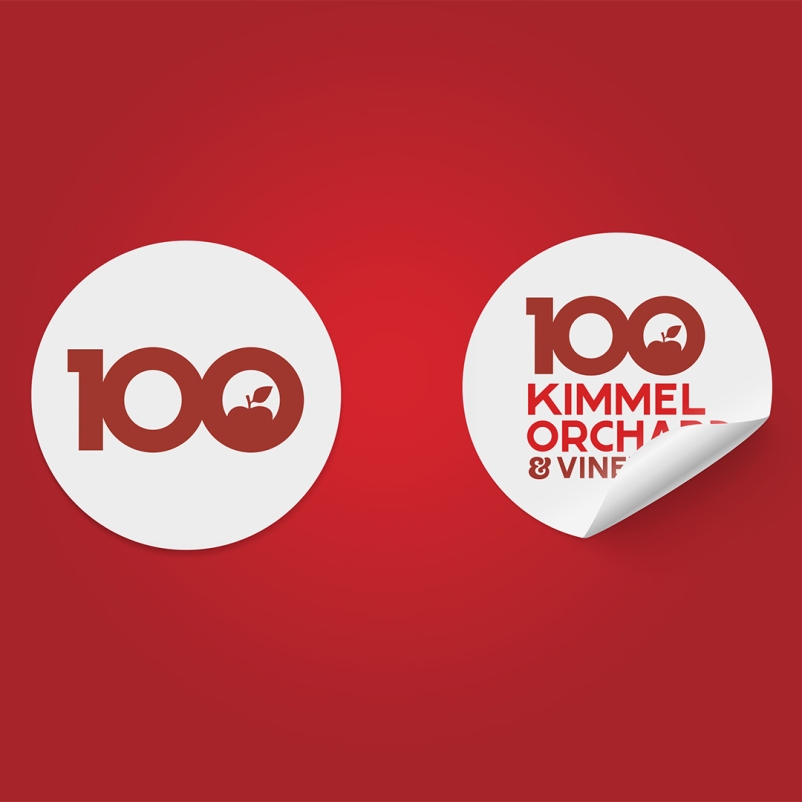 anniversary logo stickers