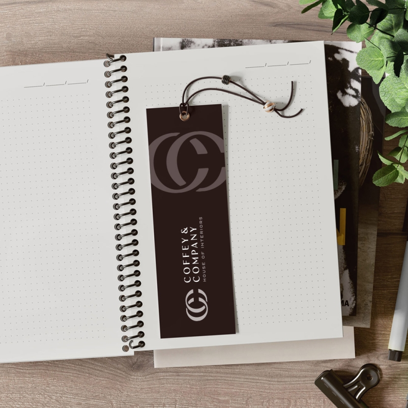 coffey &amp; company bookmark