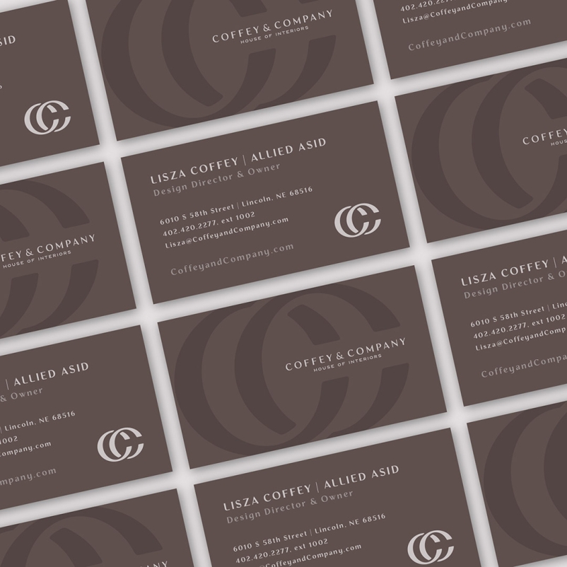 branded business cards design