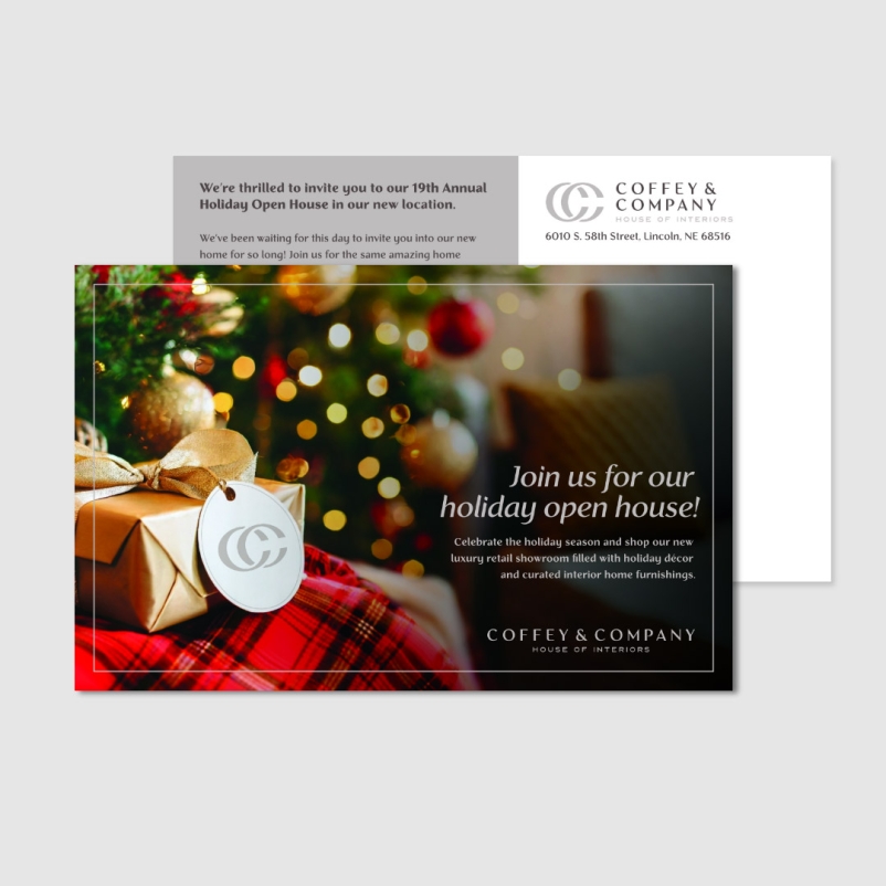 branded direct mail design