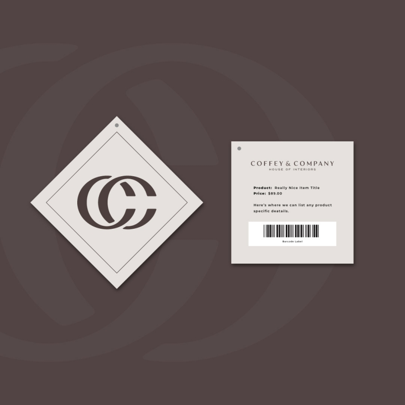 coffey &amp; company retail tags