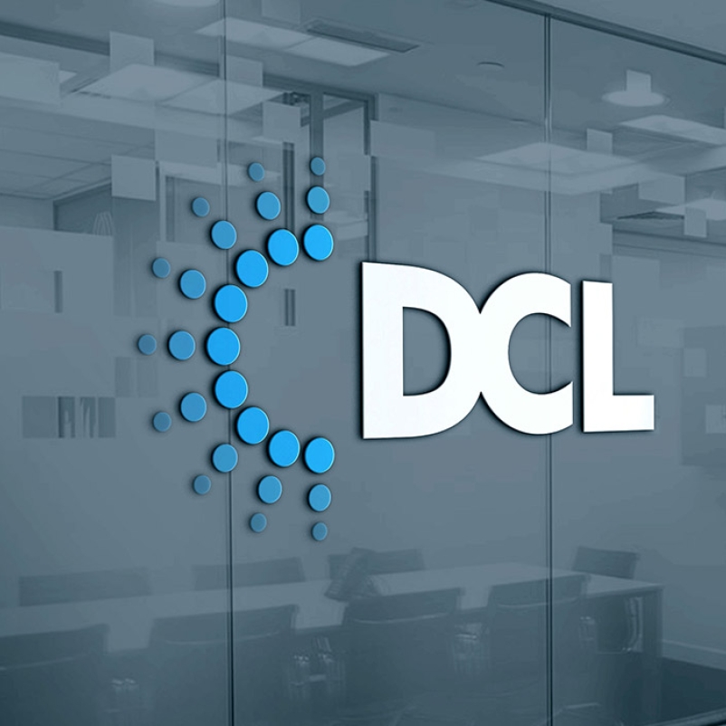 DCL logo signage