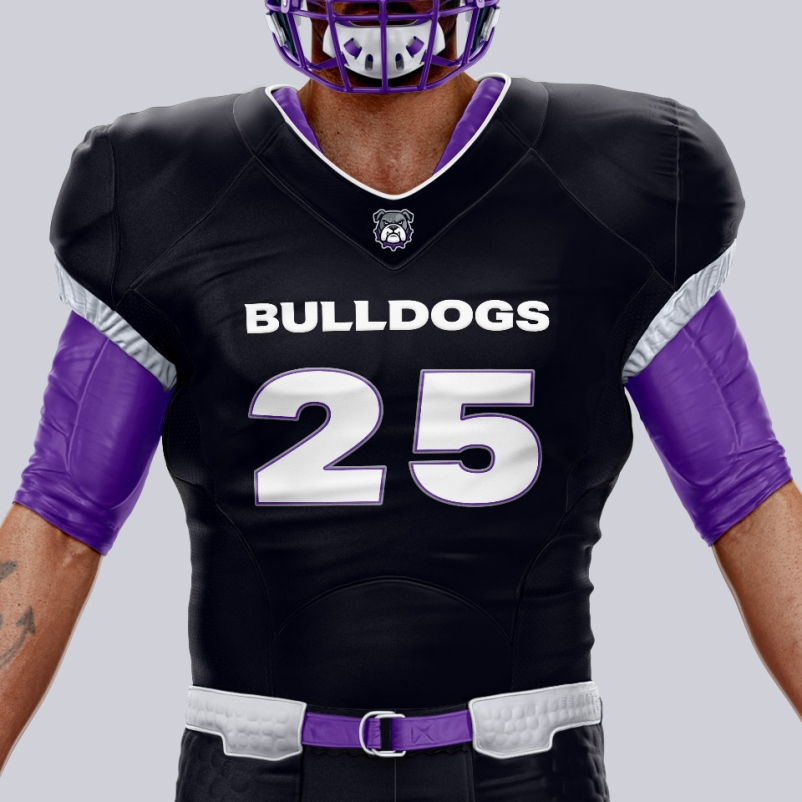 beadle middle school football jersey black