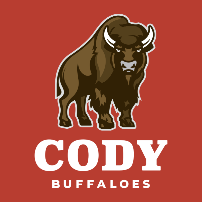 cody buffaloes logo on red