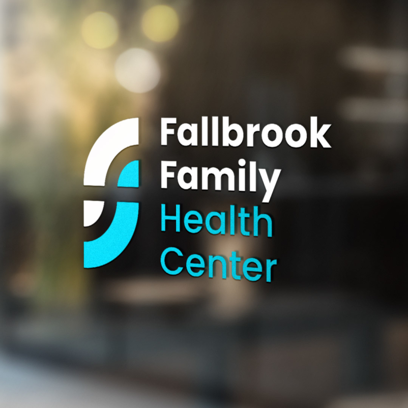 fallbrook family health center window sign