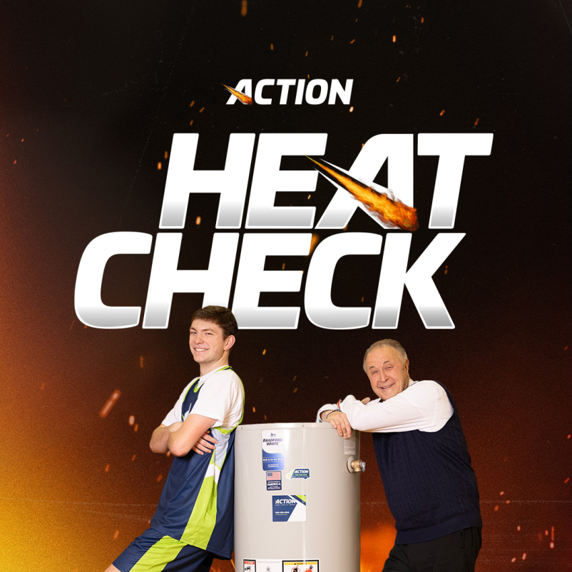 Heat Check campaign logo with Pryce Sandfort and Kent Pavelka