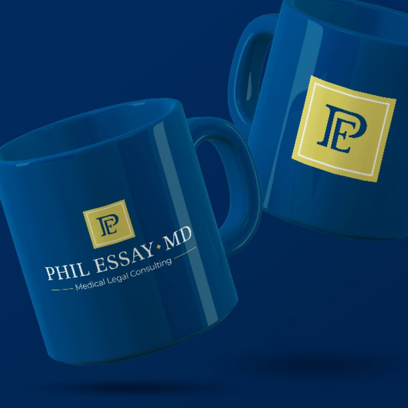 Medical Legal Consulting branded mugs